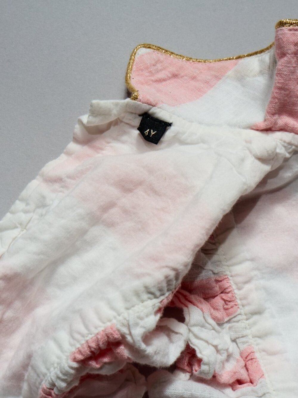BONJOUR PINK DECKCHAIR STRIPED APRON DRESS - Picture 7 of 8